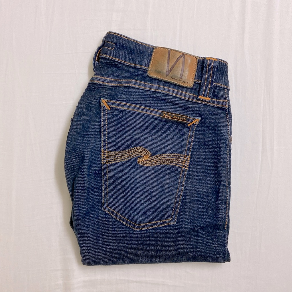 Nudies Men’s Dark Denim 30/32 Skinny Lin
